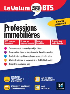cover image of Professions immobilières